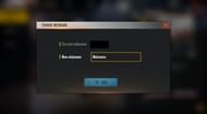 Enter the new name in the text field